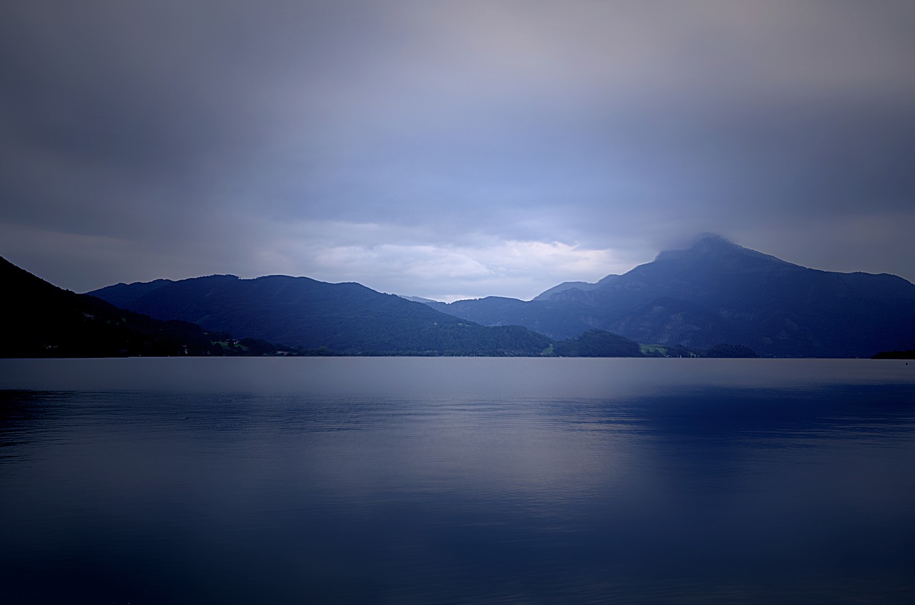 water lake dawn free photo
