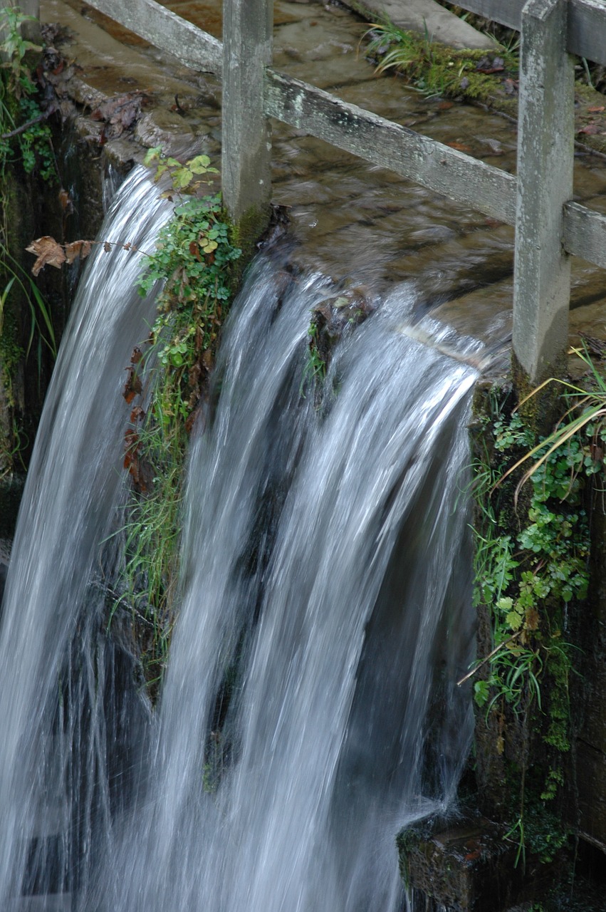 water waterfall winter free photo