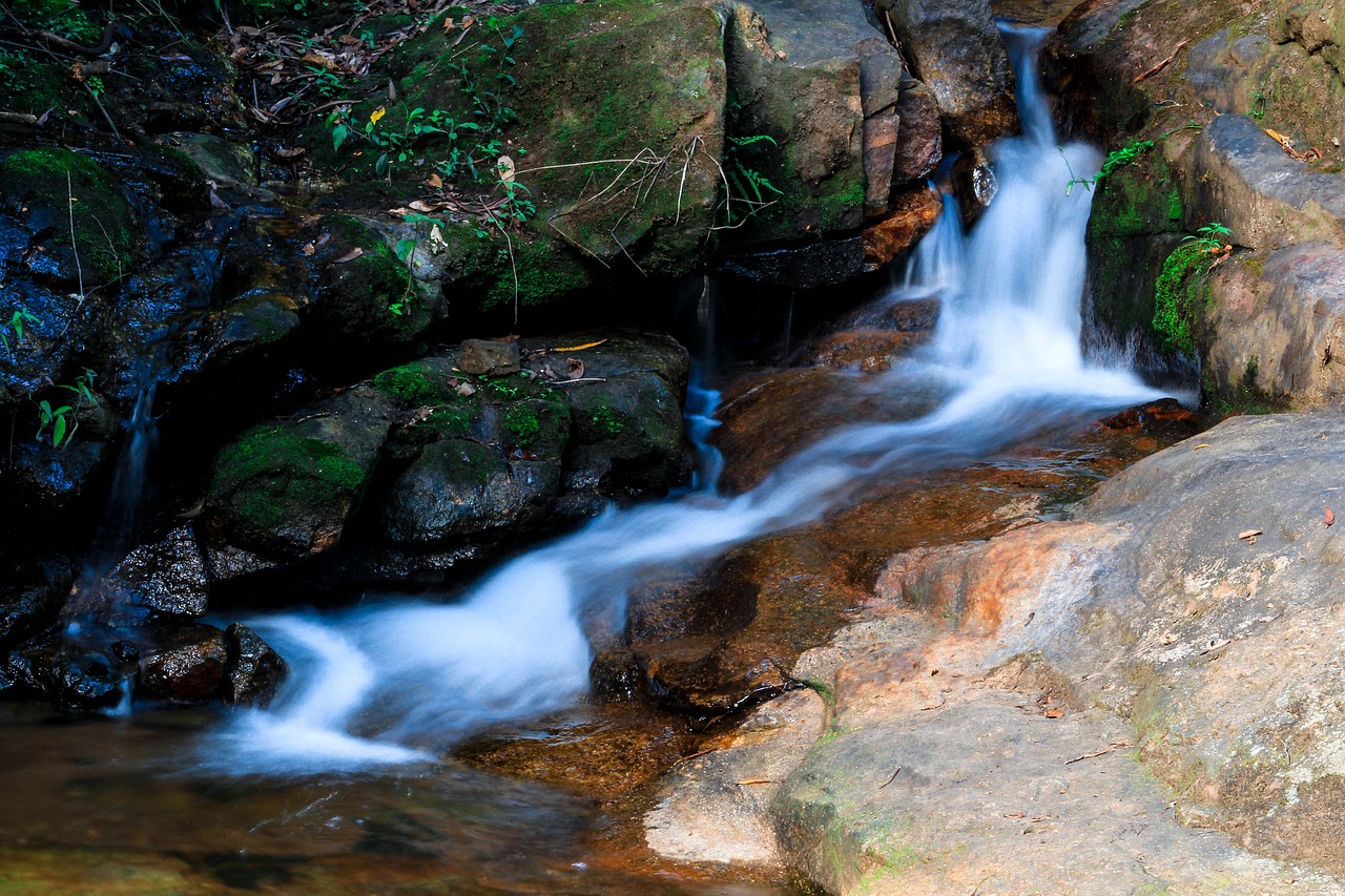 water waterfall stream free photo