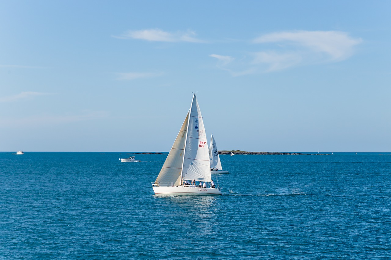 water sea sailboat free photo