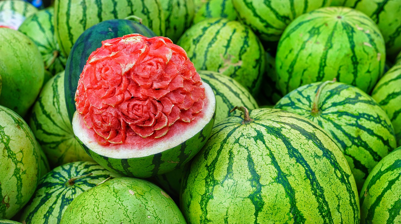 water melons display free photo