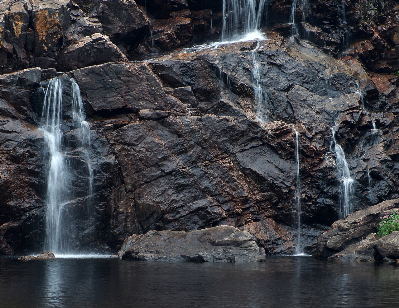 water nature waterfall free photo