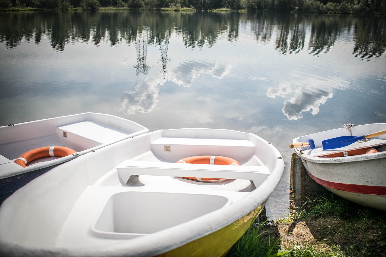 water  boat  reflection free photo