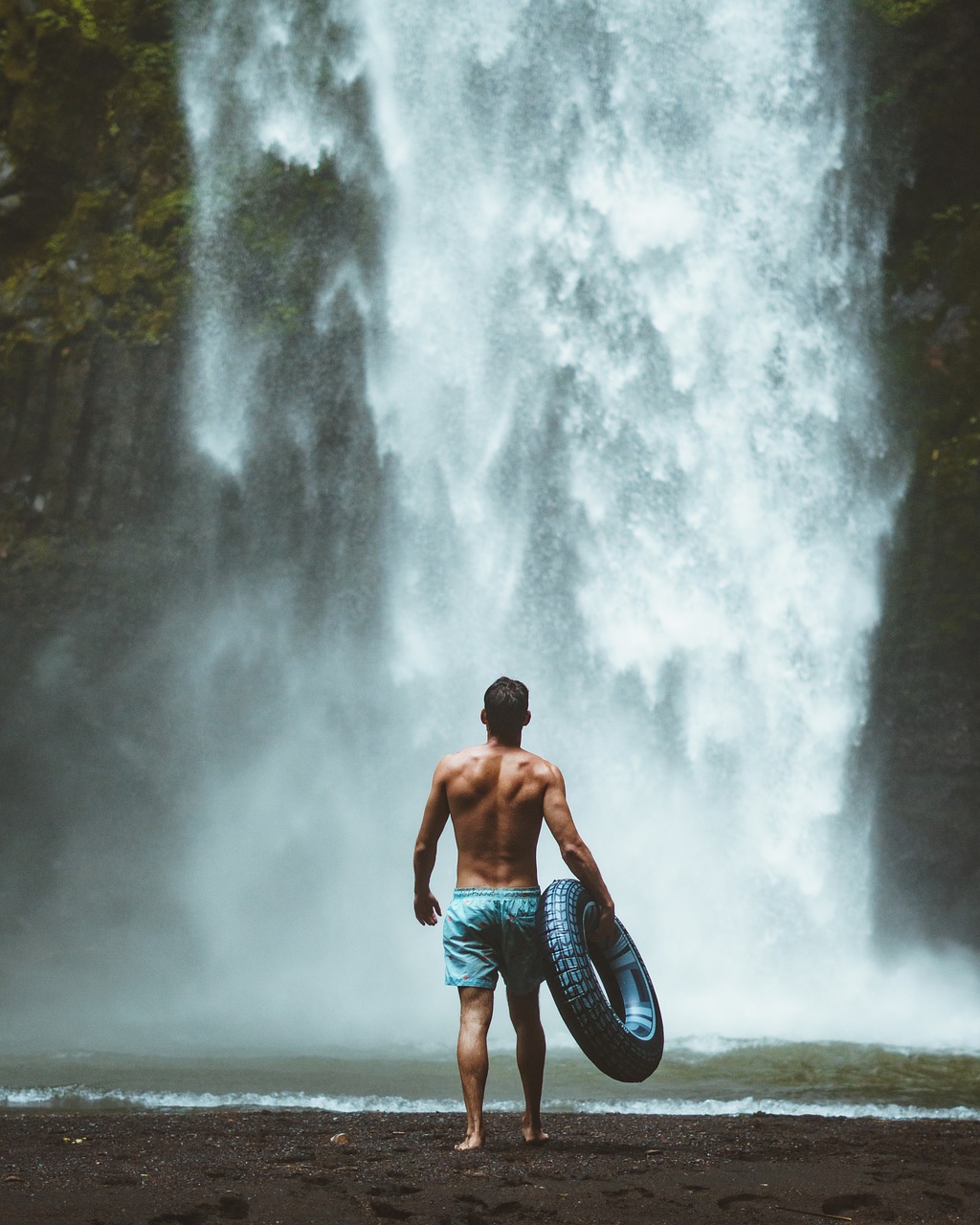 water  waterfall  outdoors free photo