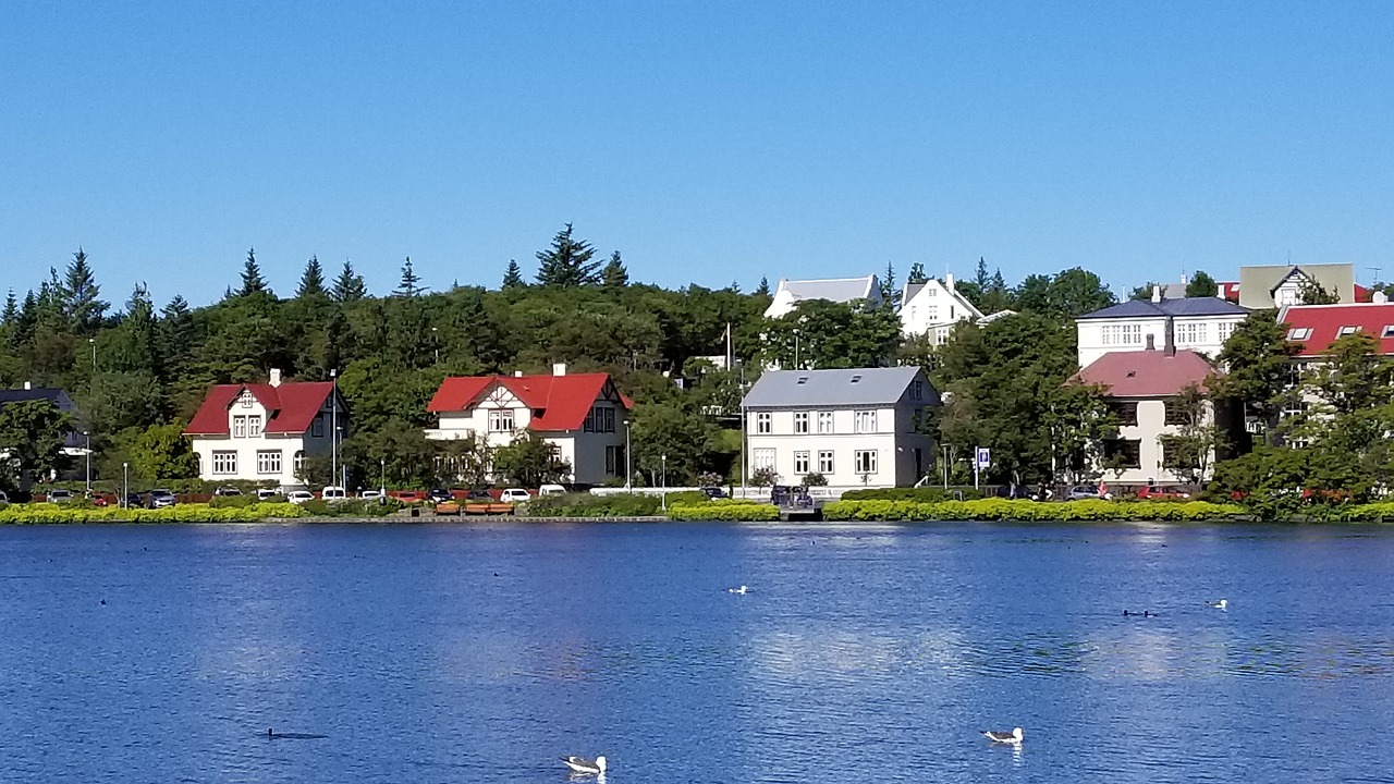 water  house  iceland free photo