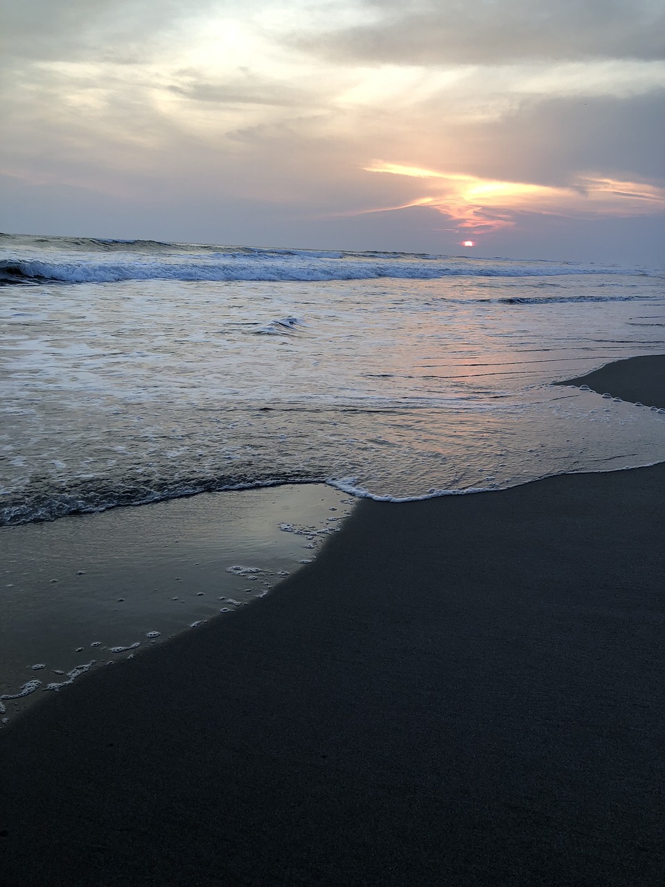 water  sunset  sea free photo