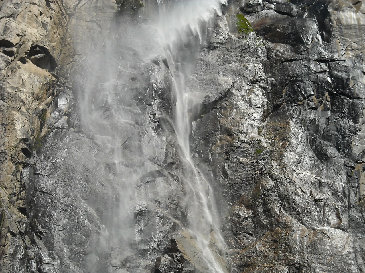 water waterfall rock free photo