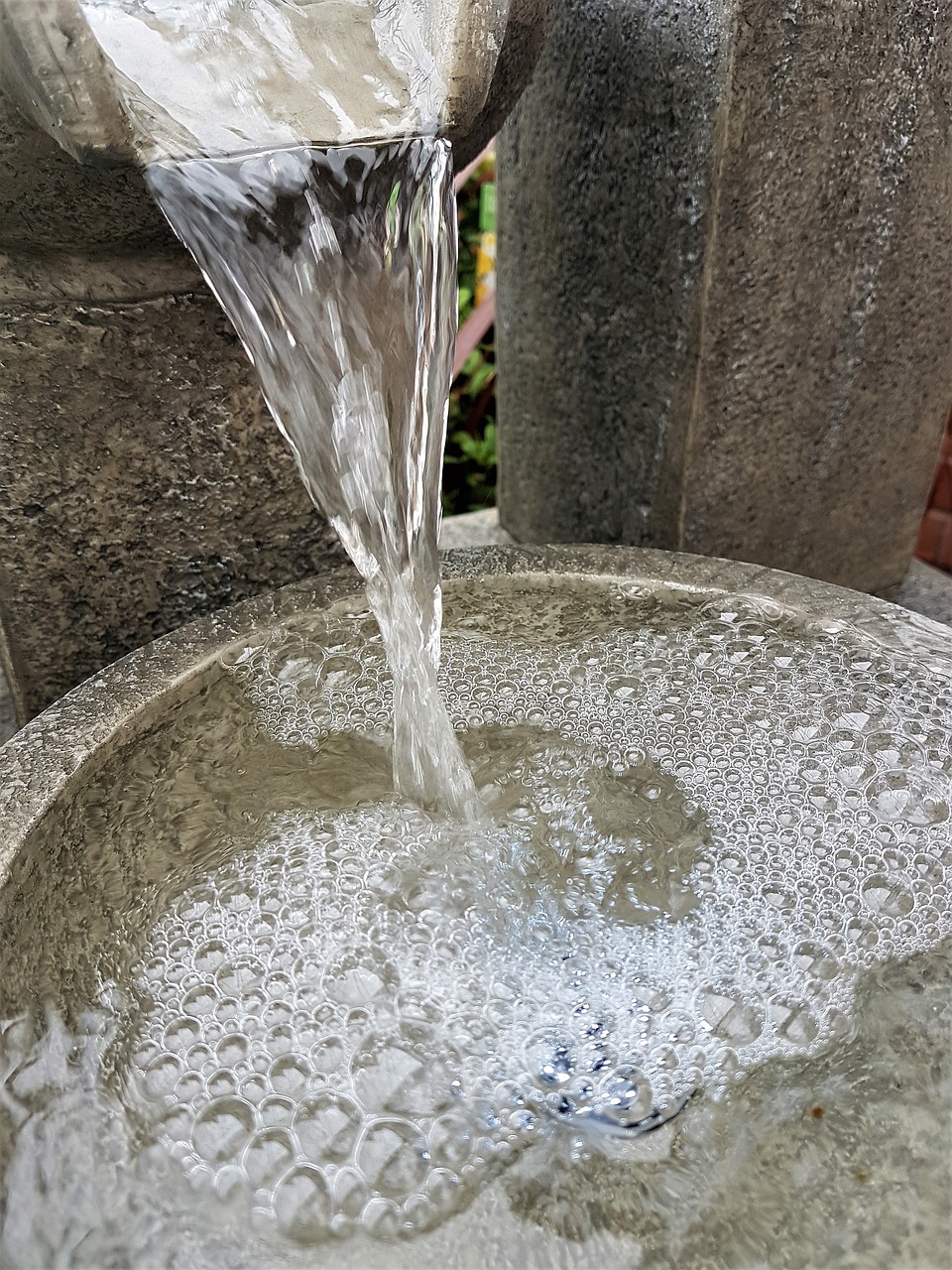water  fountain  bubbles free photo