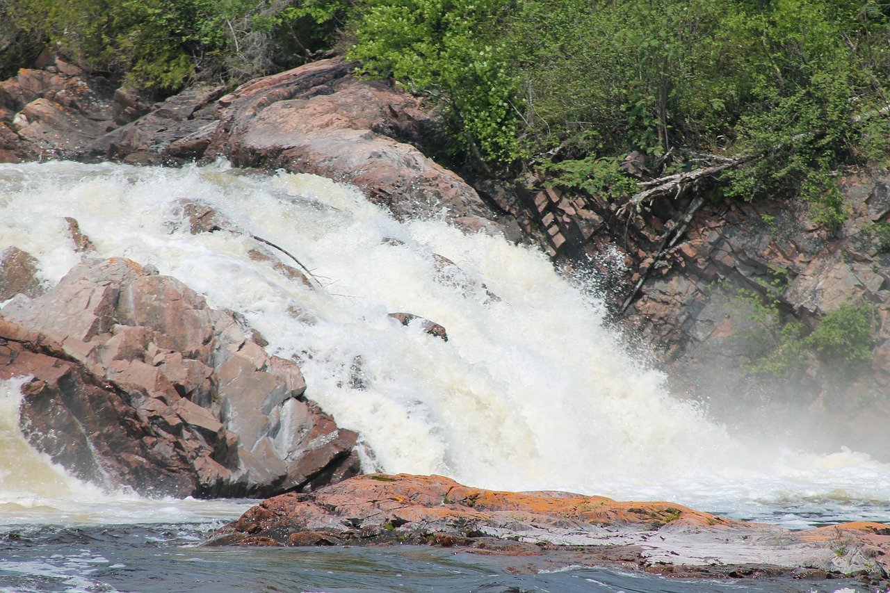 water rapids nature free photo