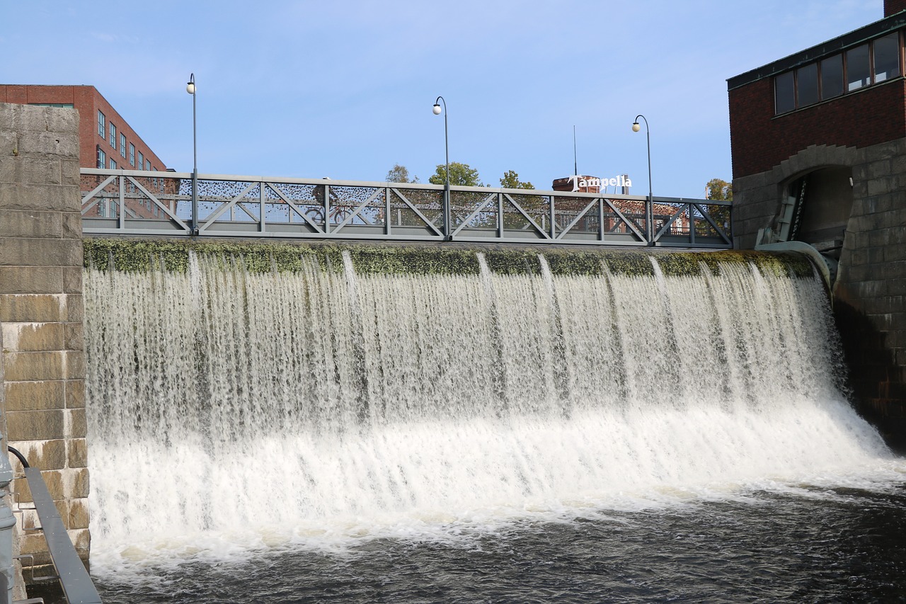 water  power plant  dam free photo