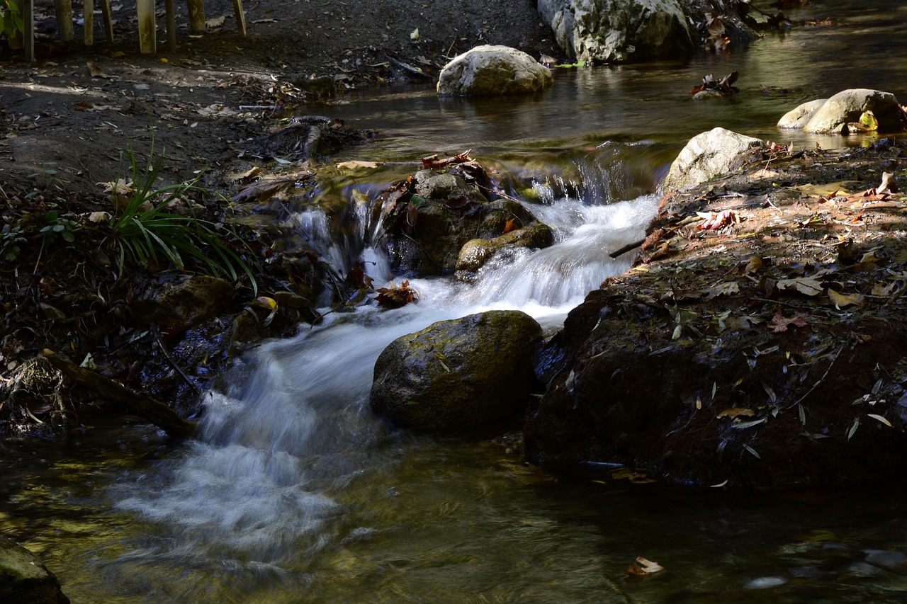 water  long exposure  rocks free photo