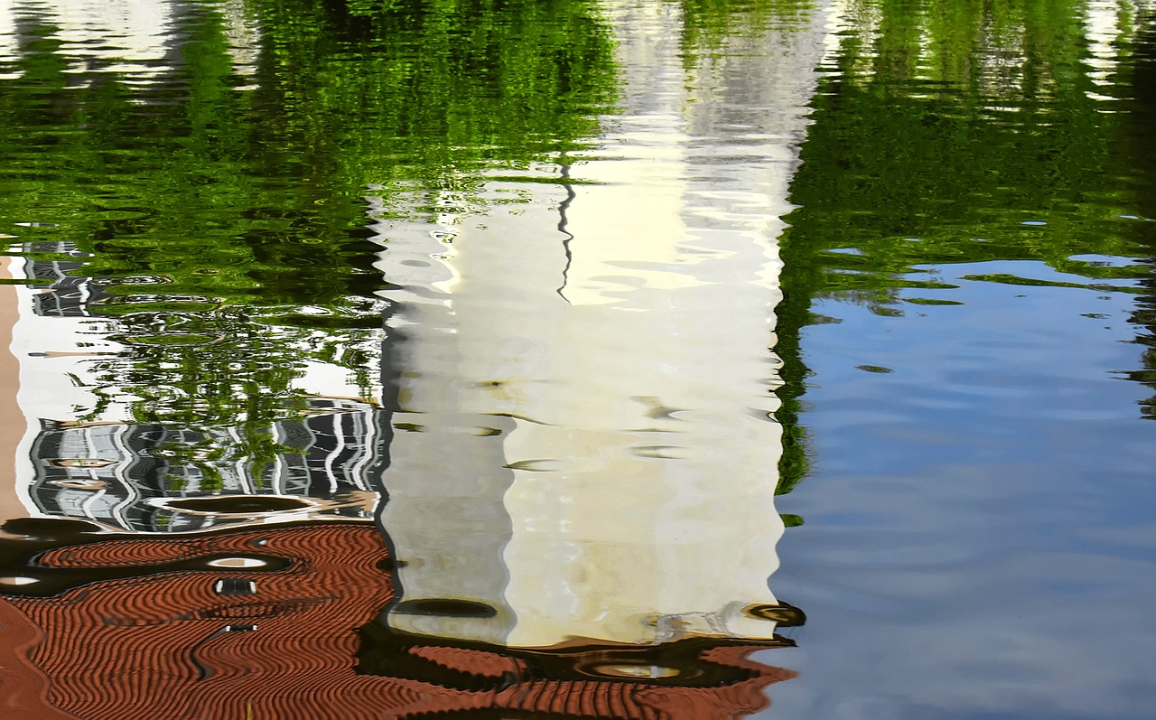 water  mirroring  nature free photo