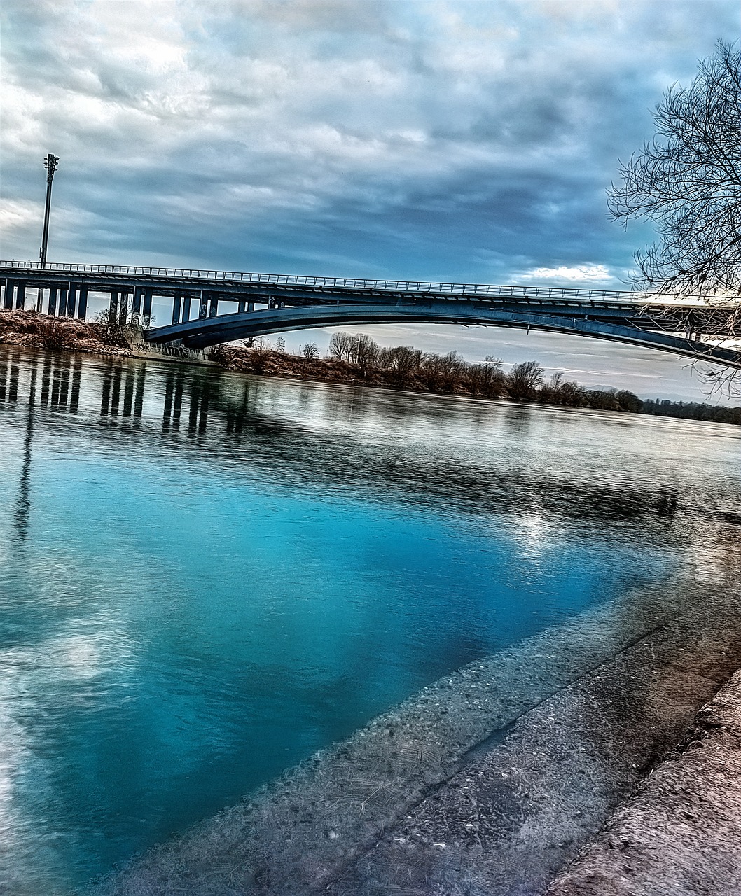 water  bridge  urban free photo