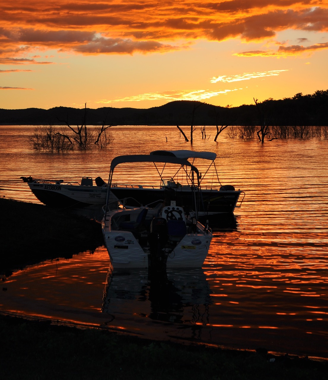 water  sunset  river free photo