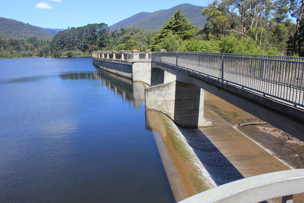 water dam australia free photo