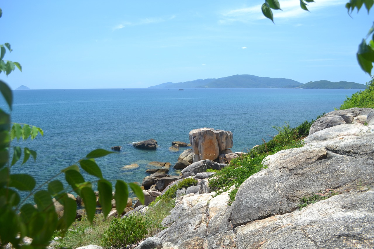 water sea stones free photo