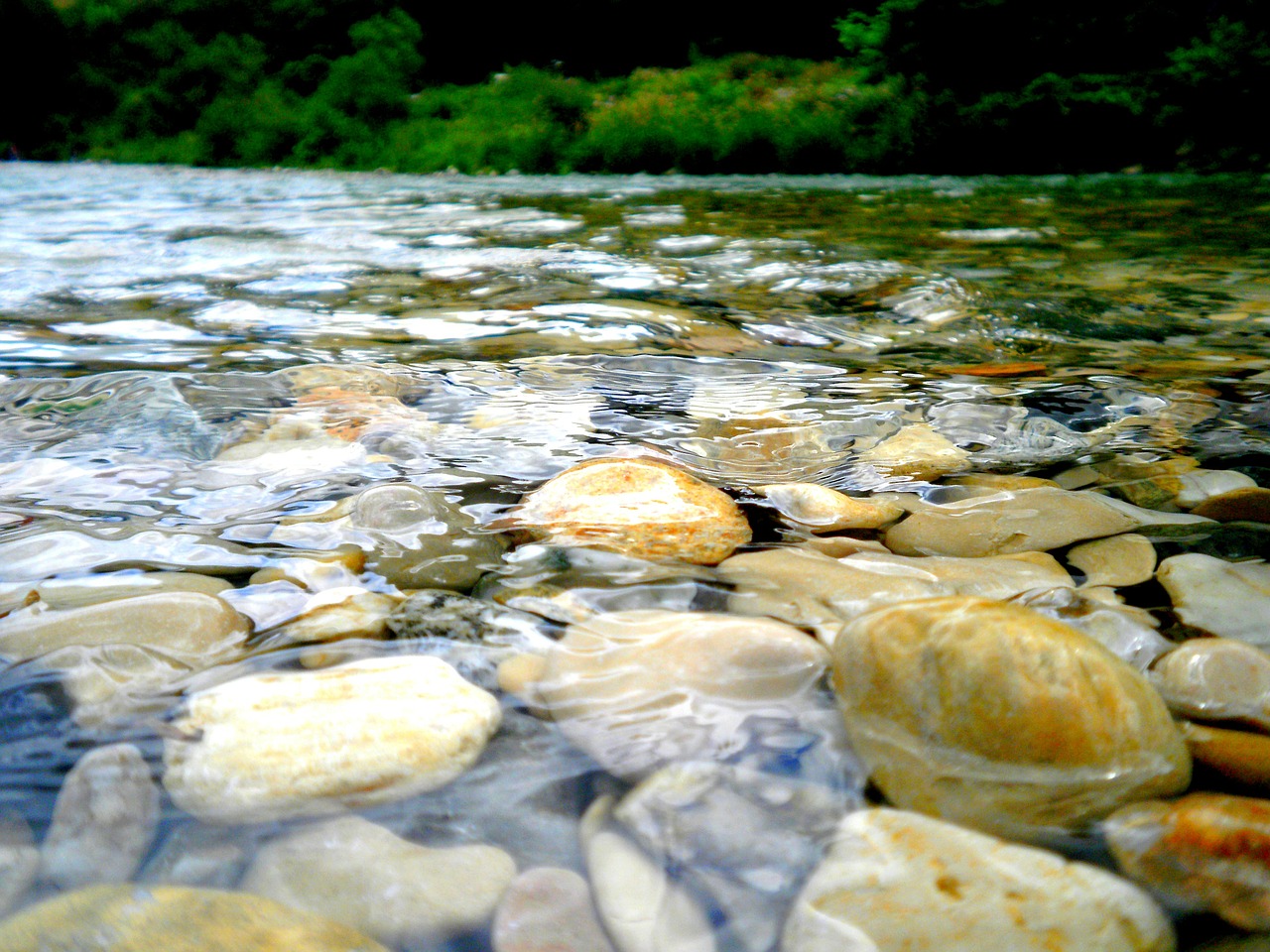 water stones river free photo