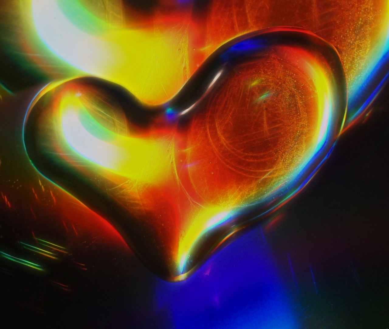 water heart spectrum free photo