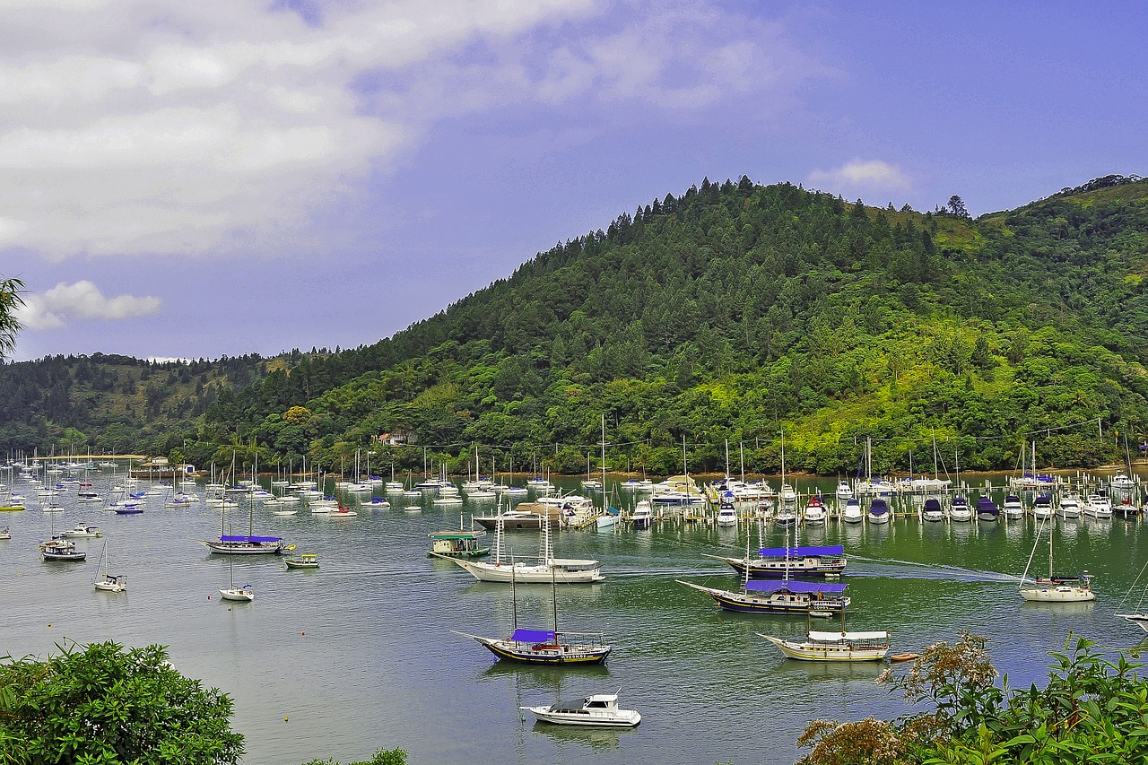 water boats landscape free photo