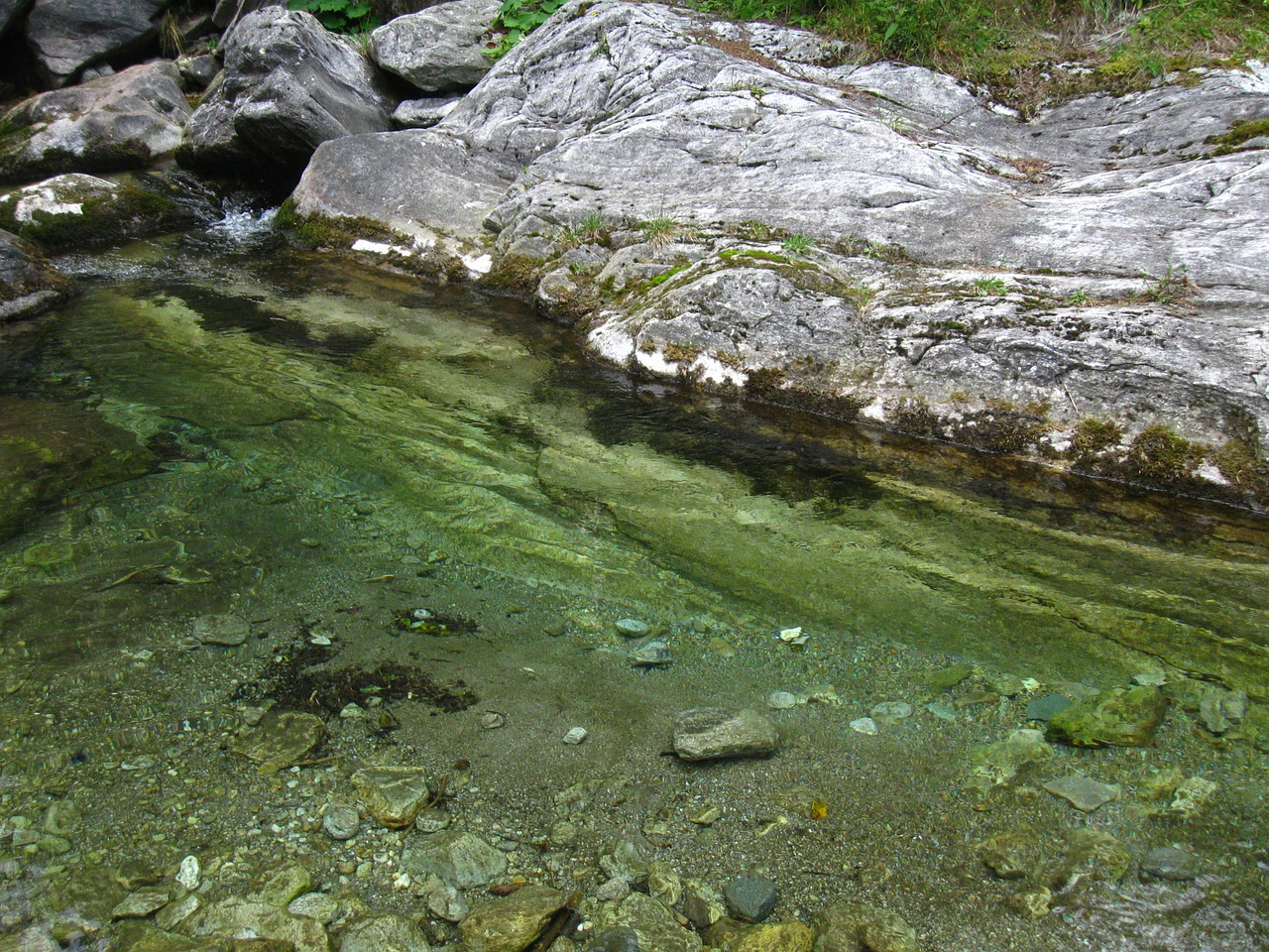 water torrent mountain free photo