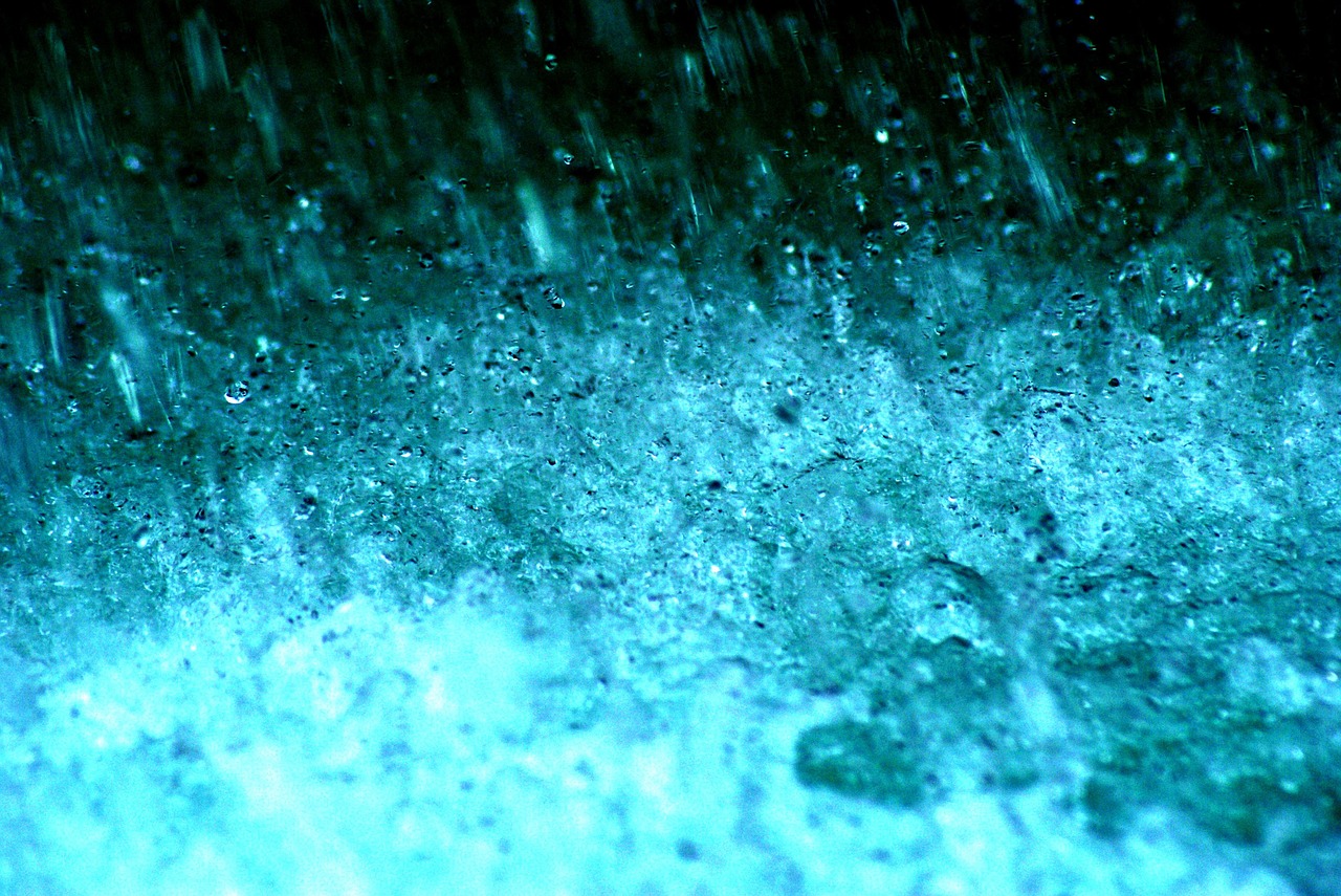 water bubbly blue free photo
