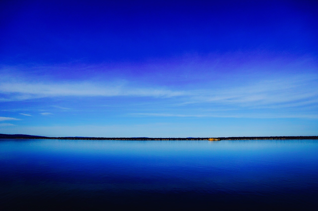 water blue sky free photo