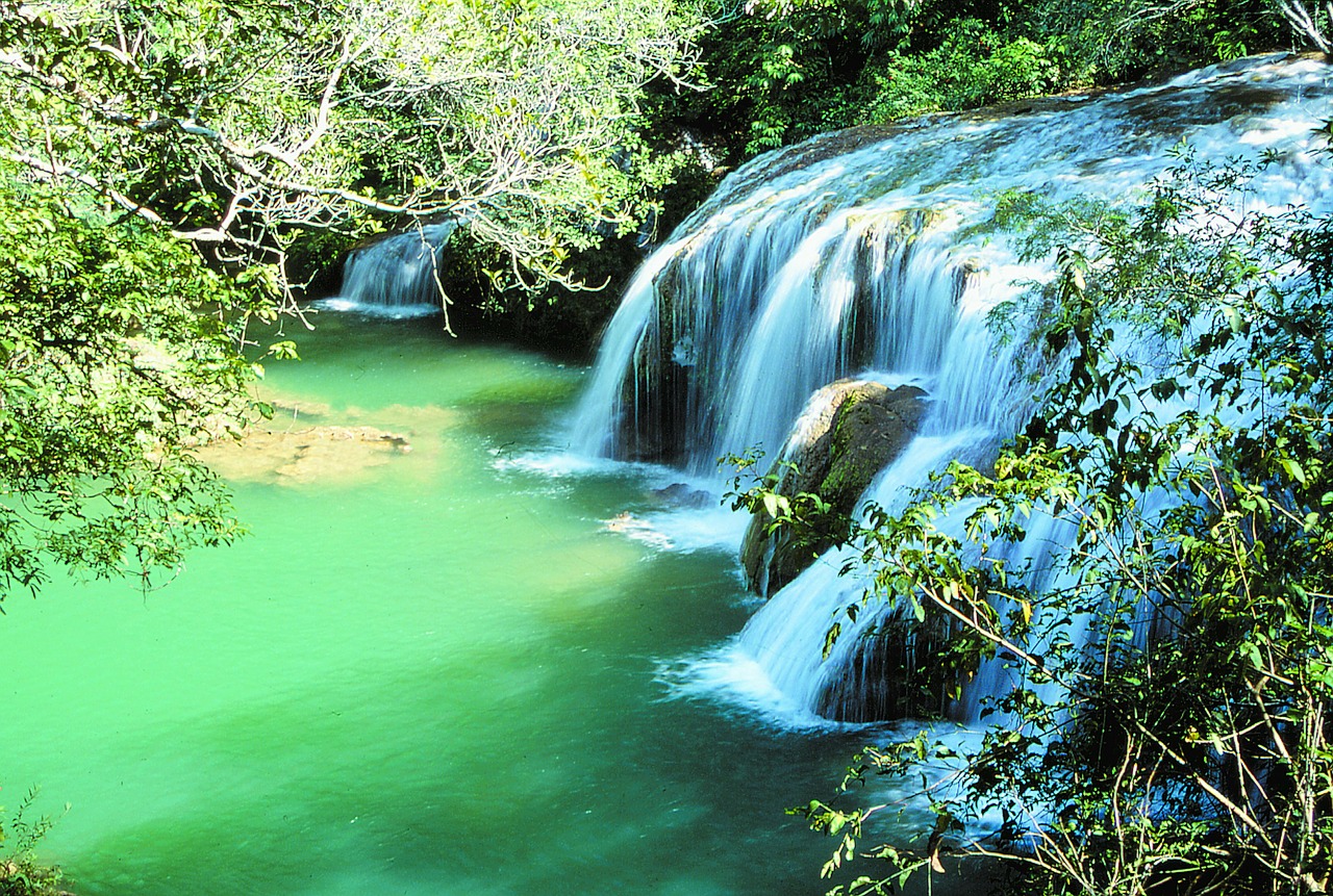 water waterfall nature free photo