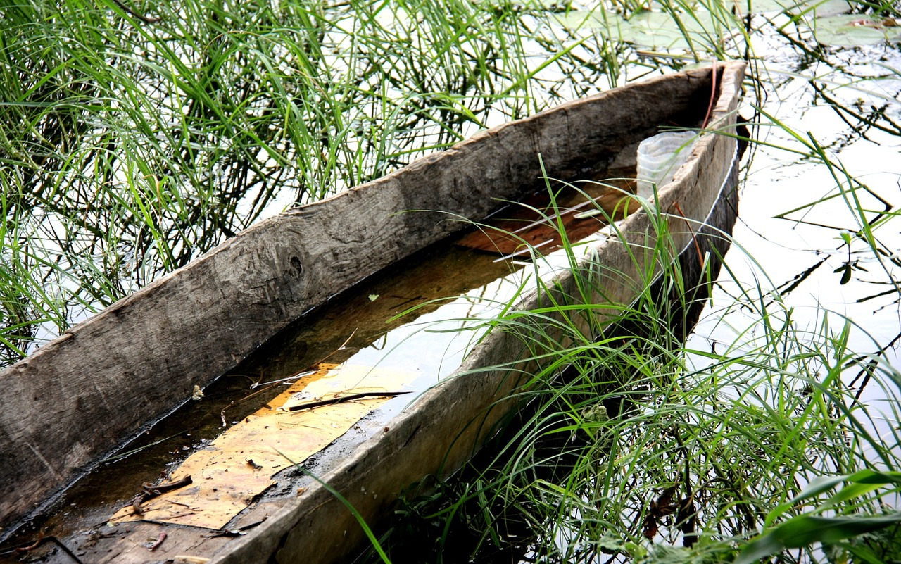 water river canoe free photo