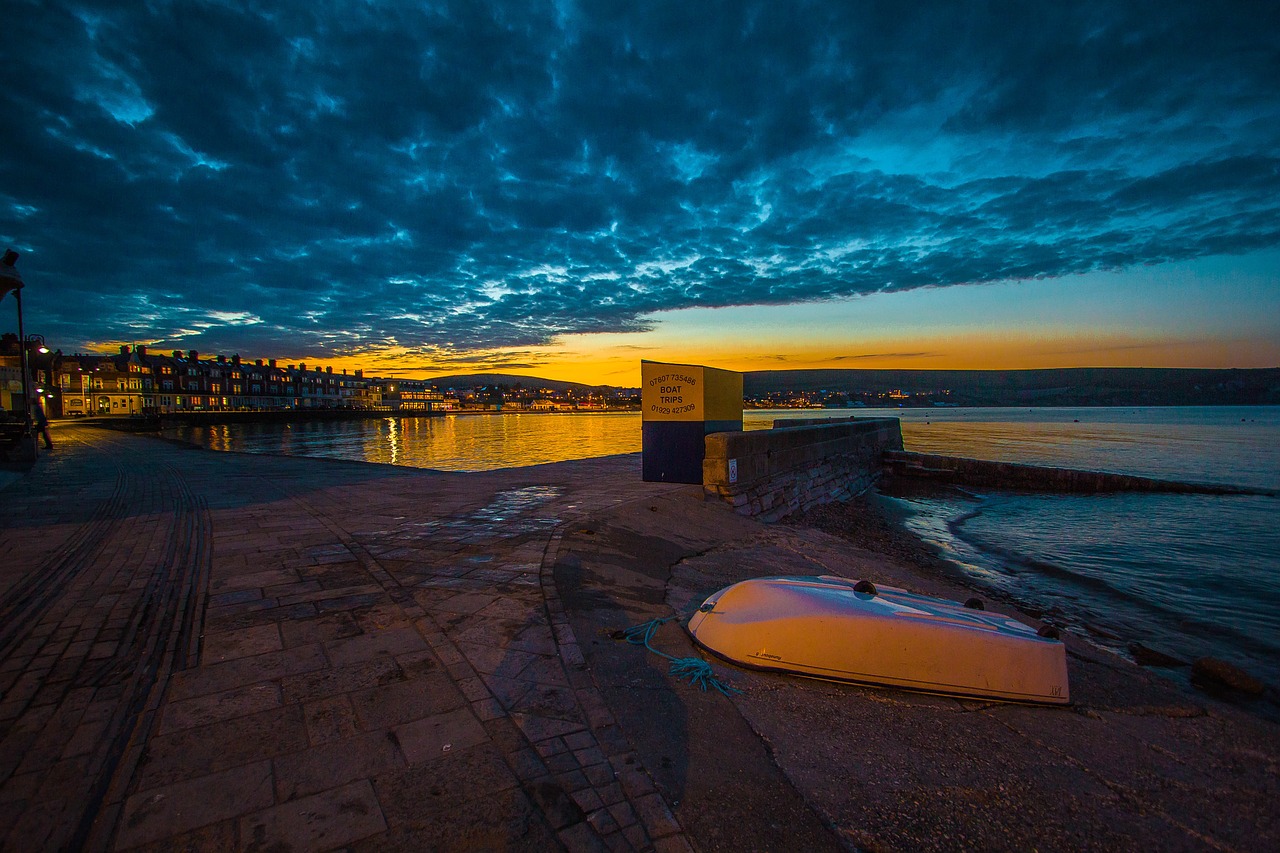 water sky clouds free photo