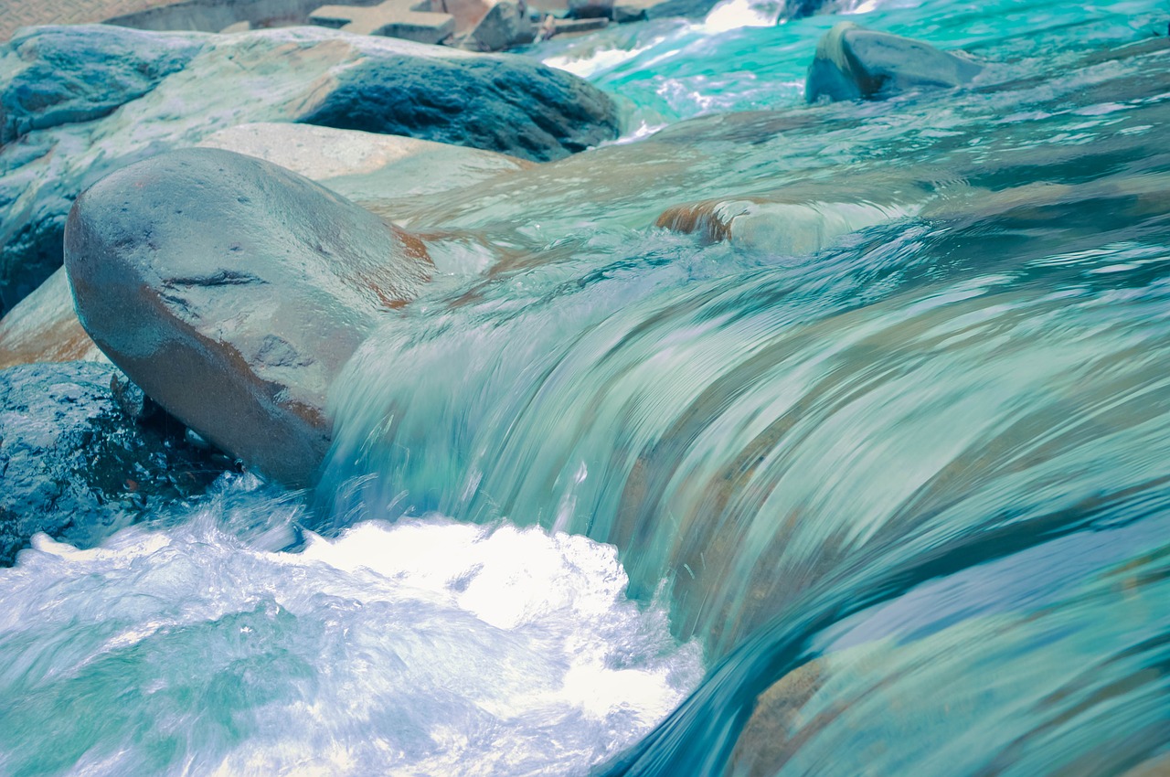 water rapids stream free photo