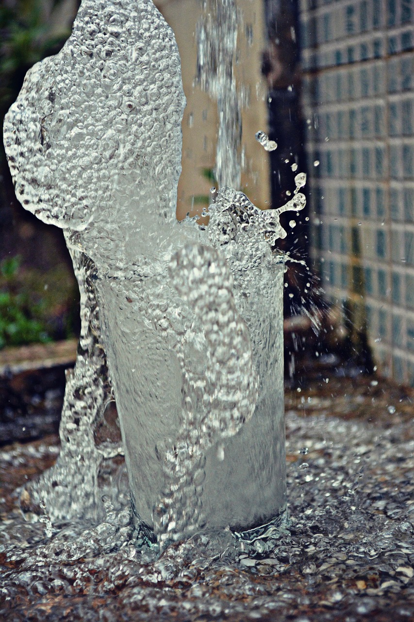 water splashing falling free photo