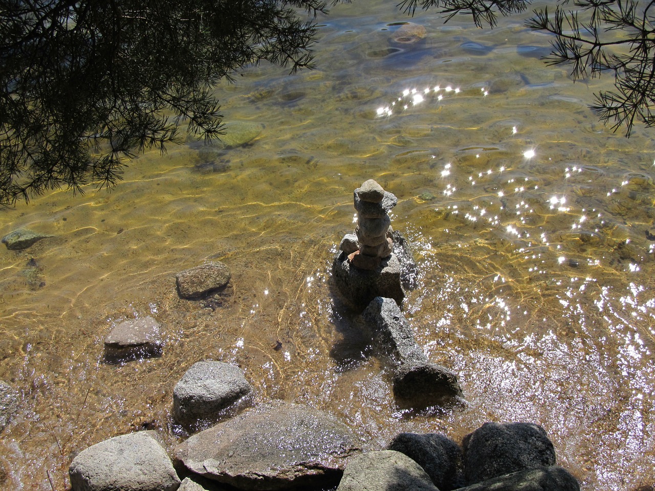 water stones summer free photo