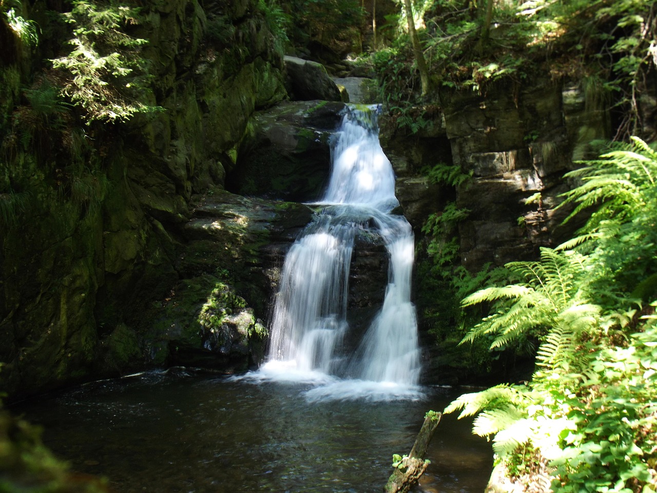 water weir river free photo