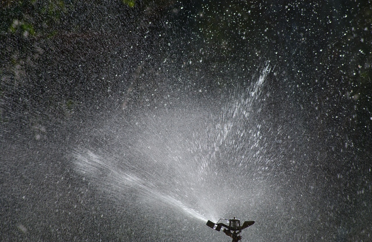 water watering can automatic sprinkler free photo