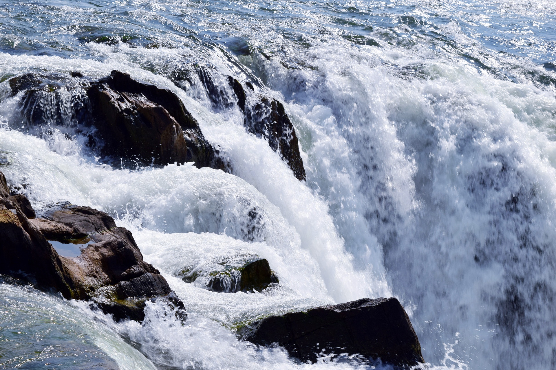 waterfall water nature free photo