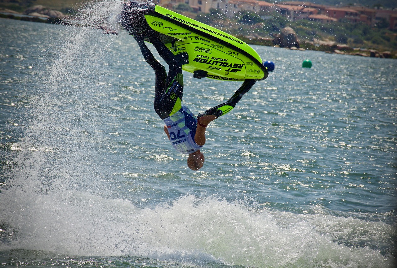 water bike  sea  splash free photo