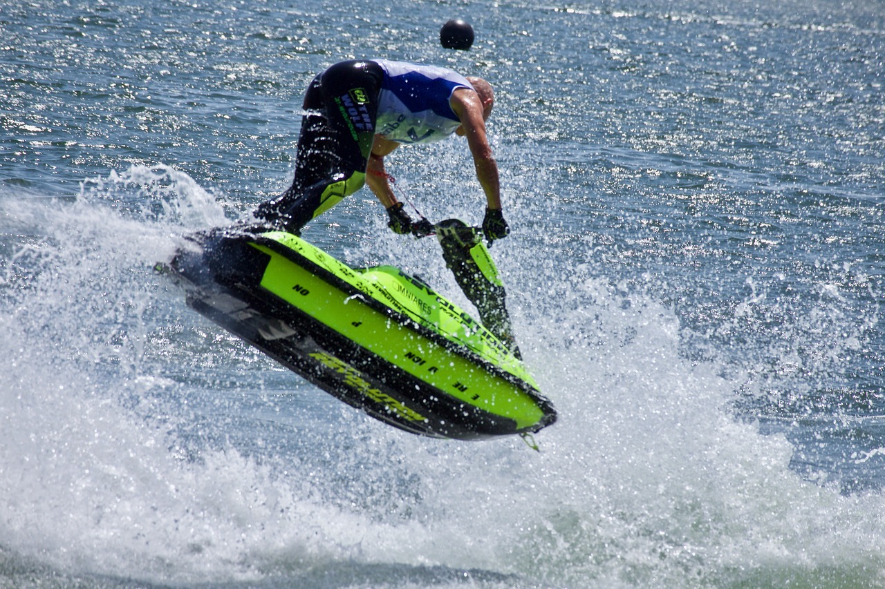 water bike  sea  splash free photo