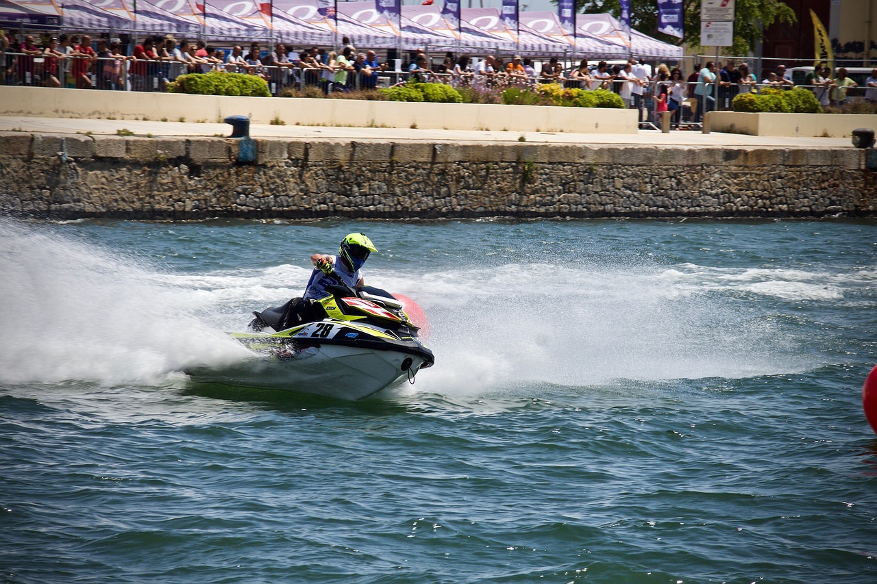 water bike  sea  splash free photo