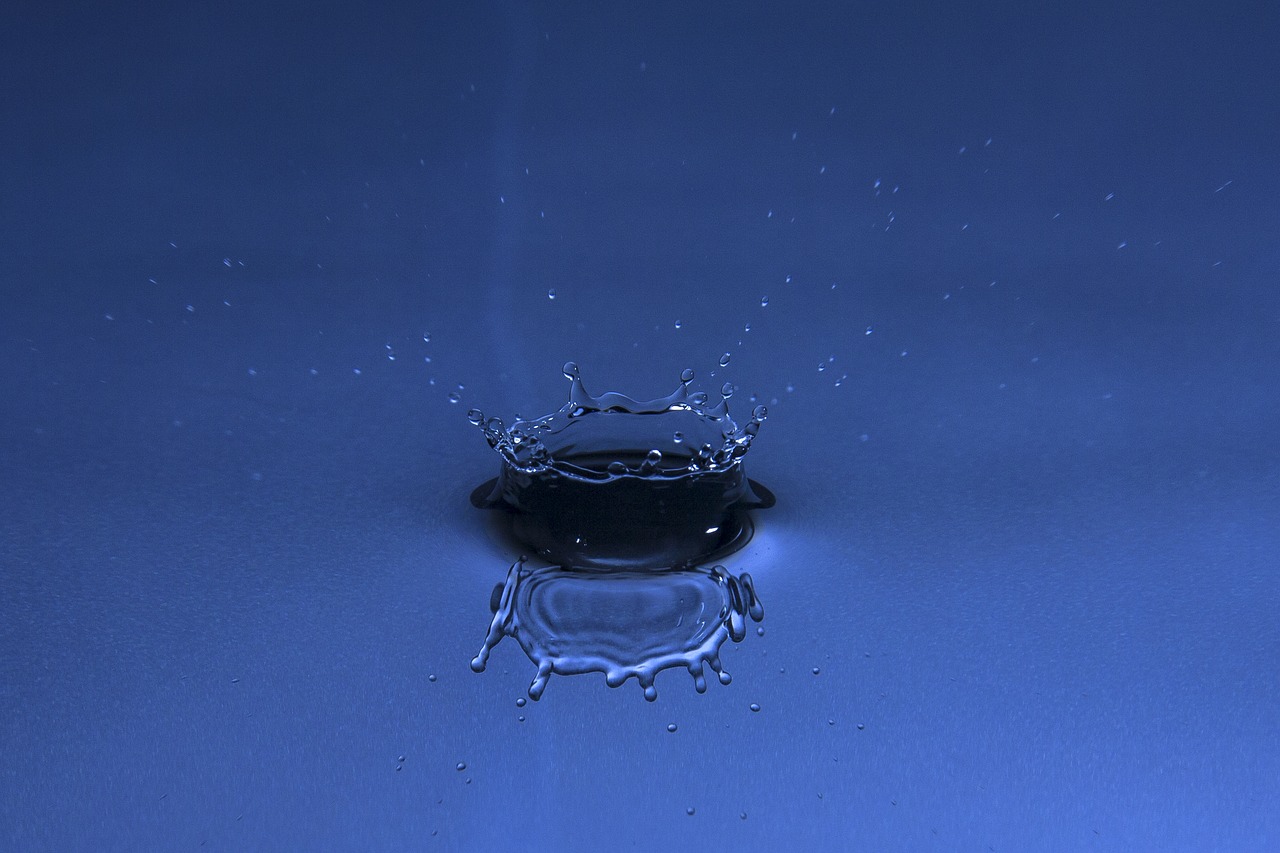 water drop crown splash free photo