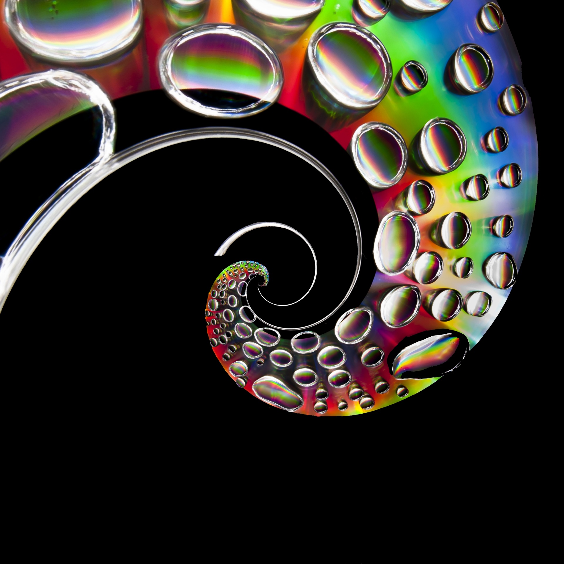 water drop spiral free photo