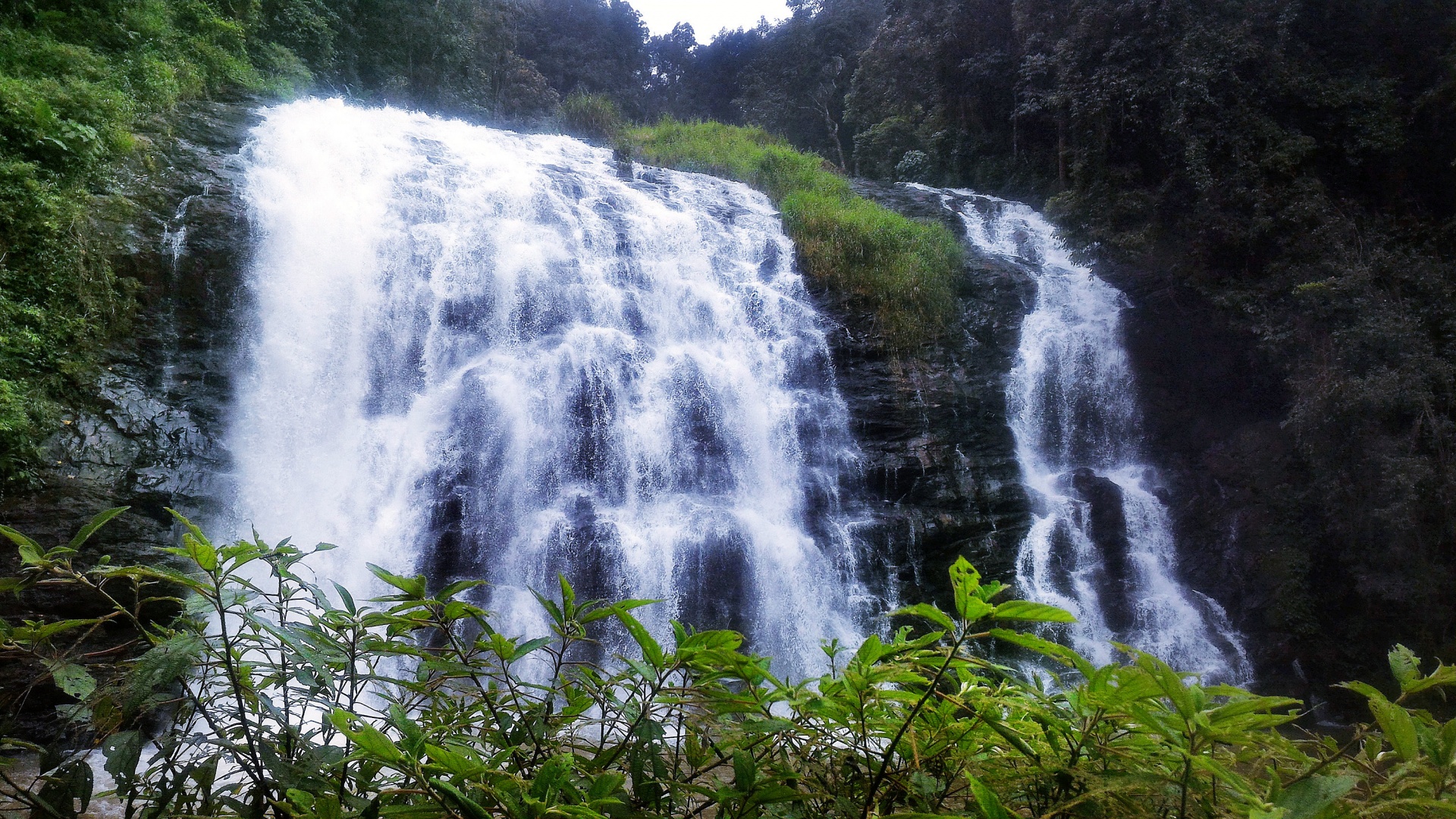 waterfall light water free photo