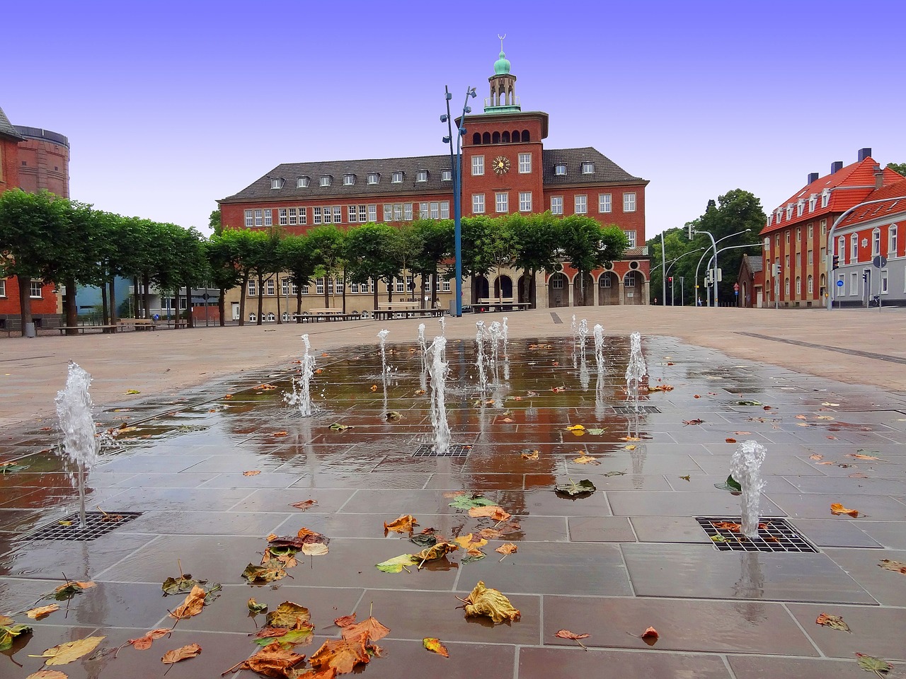 water games fountain bocholt free photo