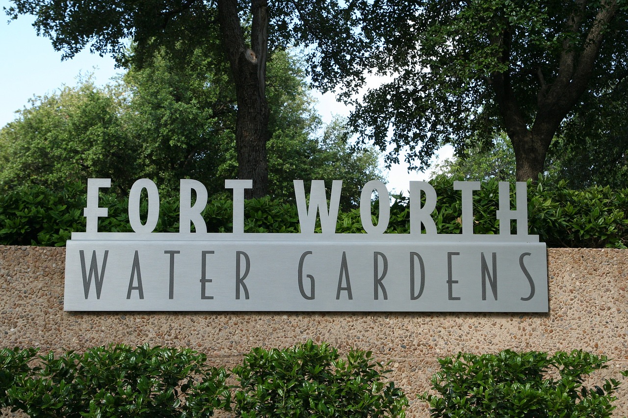 water gardens fort worth trees free photo