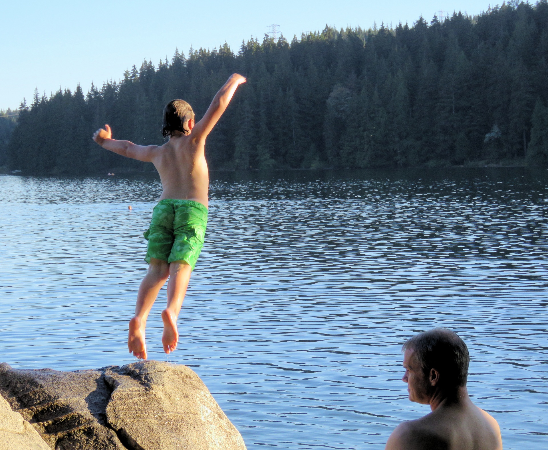 jump jumping water free photo