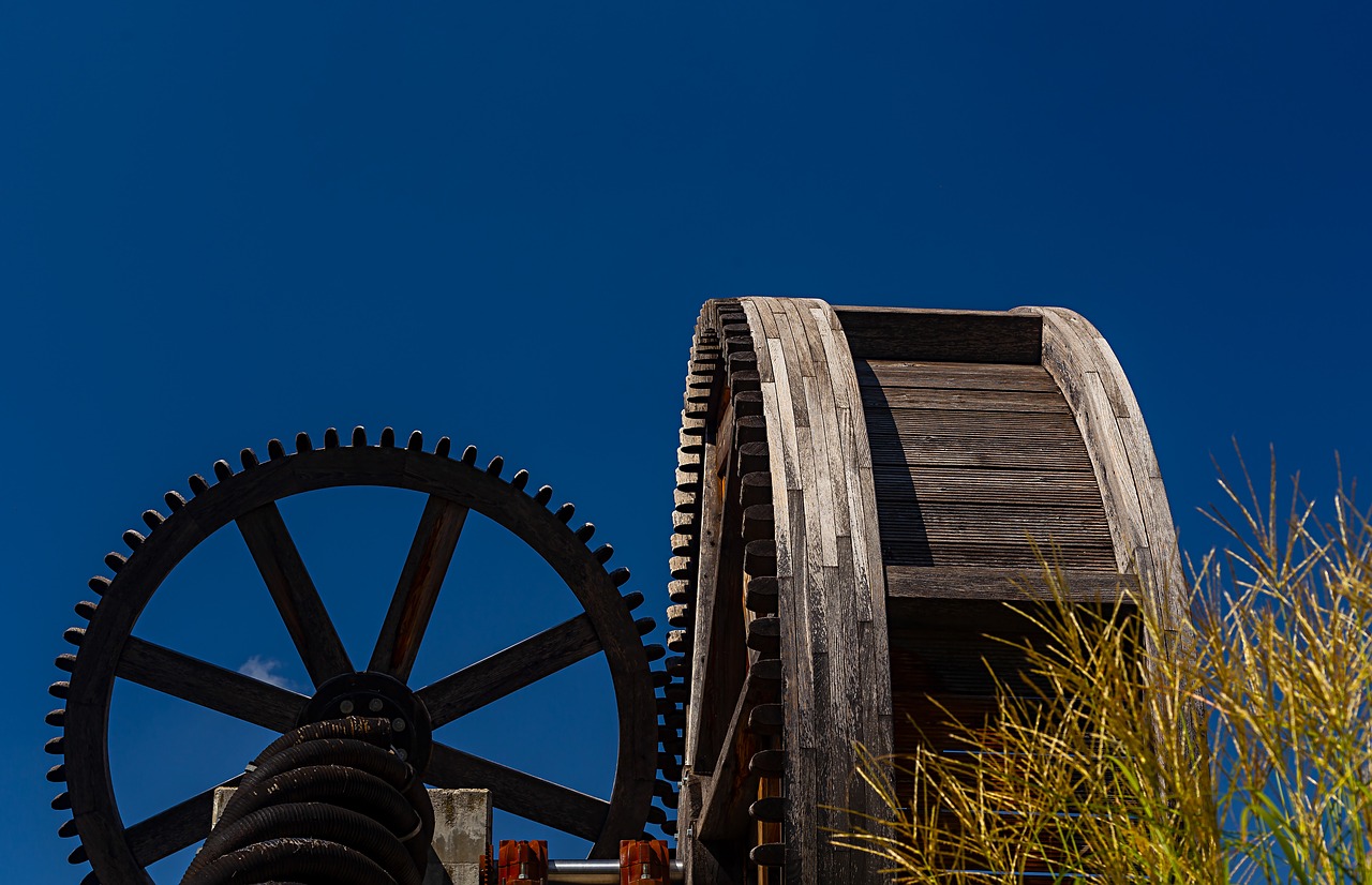 water mill  impeller  wooden wheel free photo