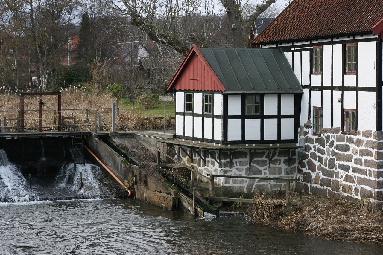 water mill  sæby  old free photo