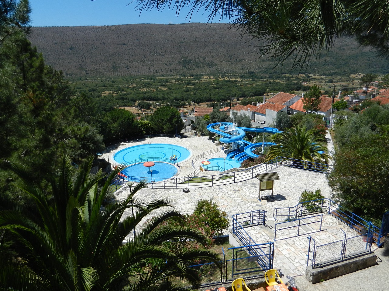 water park air look portugal free photo