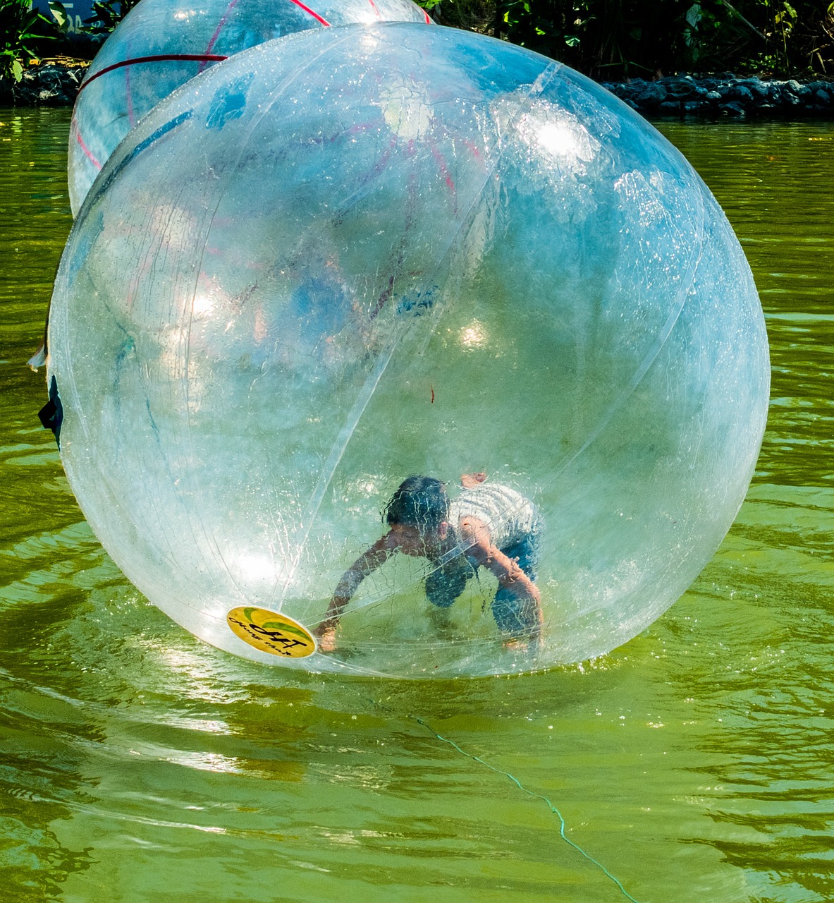 water polo water in the ball run free photo