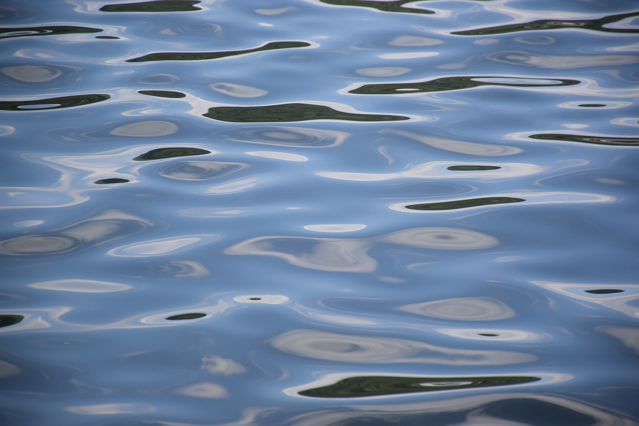 water ripples blue background free photo