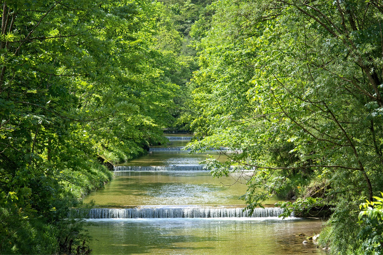 water running bach creek free photo